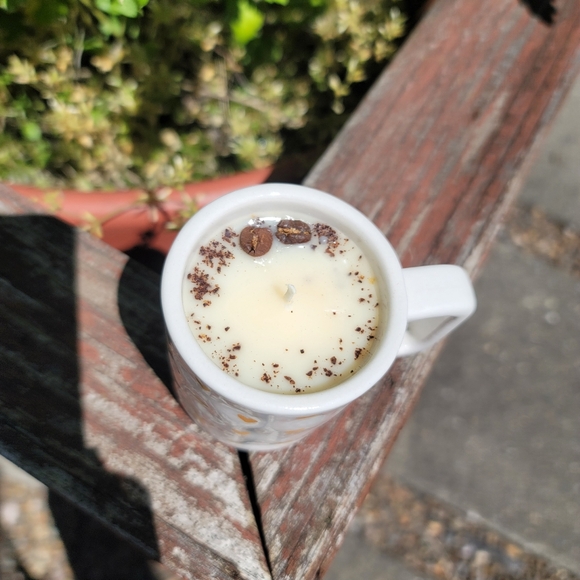 Espresso mug candle coffee scented - Picture 2 of 5